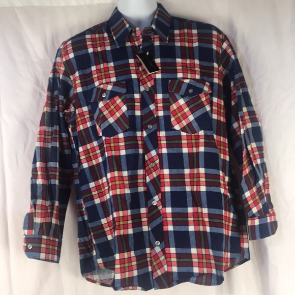 Lord Jim Plaid Button Down Shirt NWT - Picture 5 of 7